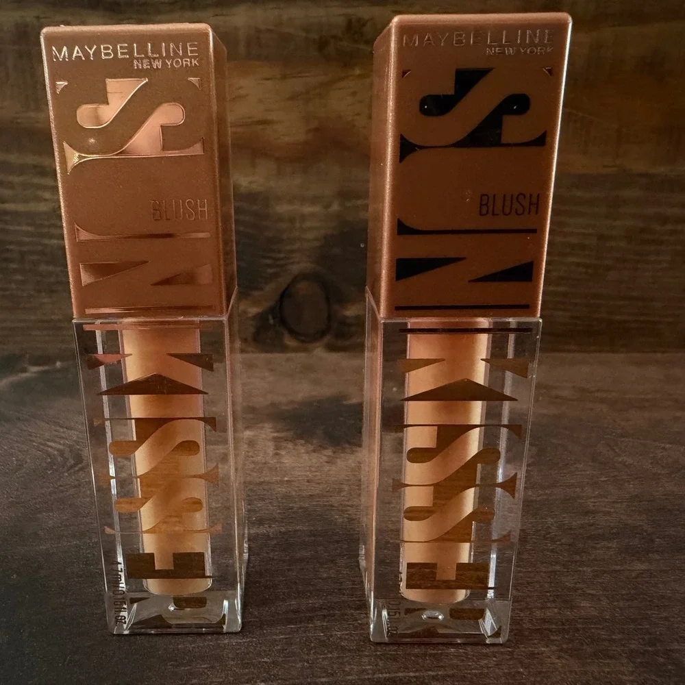 Maybelline Sunkisser Liquid Blush 02 Uptown Glow Luminous Finish Set of 2 0.15oz